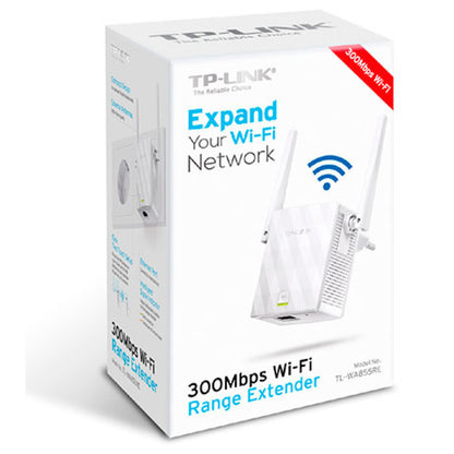 Razširitev brezžičnega omrežja TP-Link WiFi4 802.11n N300 300Mbit/s 1xRJ45 2x antena (TL-WA855RE)