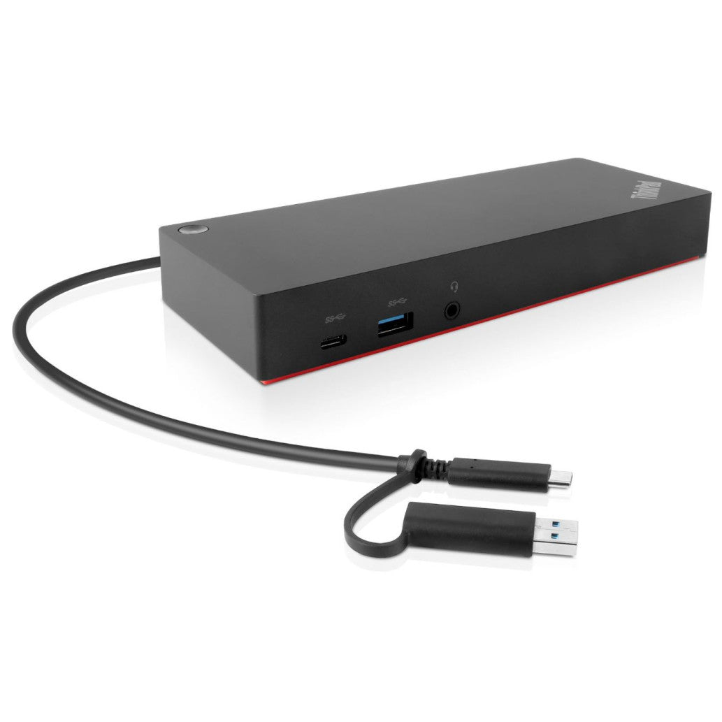 Priklopna postaja USB-C/A => Lenovo ThinkPad Hybrid 2xHDMI 2xDisplayPort 2xUSB3.2 Gen2 2xUSB2.0 1xUSB-C 1xRJ45 - (40AF0135EU)