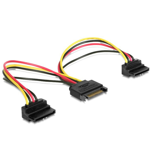 Kabel adapter napajalni SATA => 2xSATA Delock (60128)
