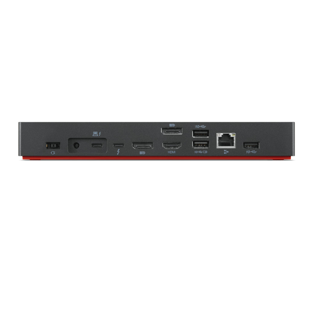 Priklopna postaja USB-C => Lenovo ThinkPad Thunderbolt 4 Workstation 1xHDMI 2xDisplayPort 4xUSB3,2 1xUSB-C 230W 1xLAN 1x3,5mm (40B00300EU)