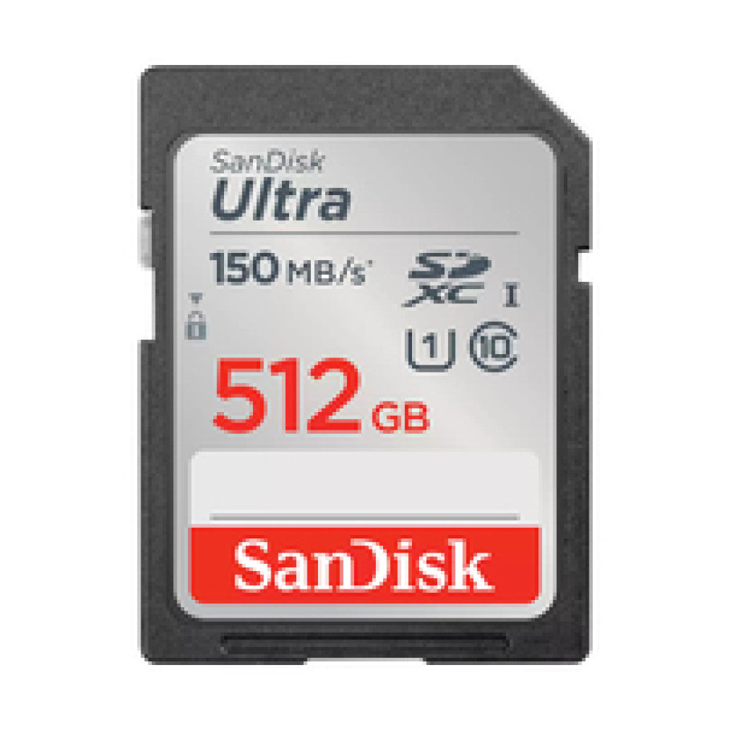 Spominska kartica SDXC 512GB Sandisk Ultra 150MB/s/U1 UHS-I (SDSDUNC-512G-GN6IN)