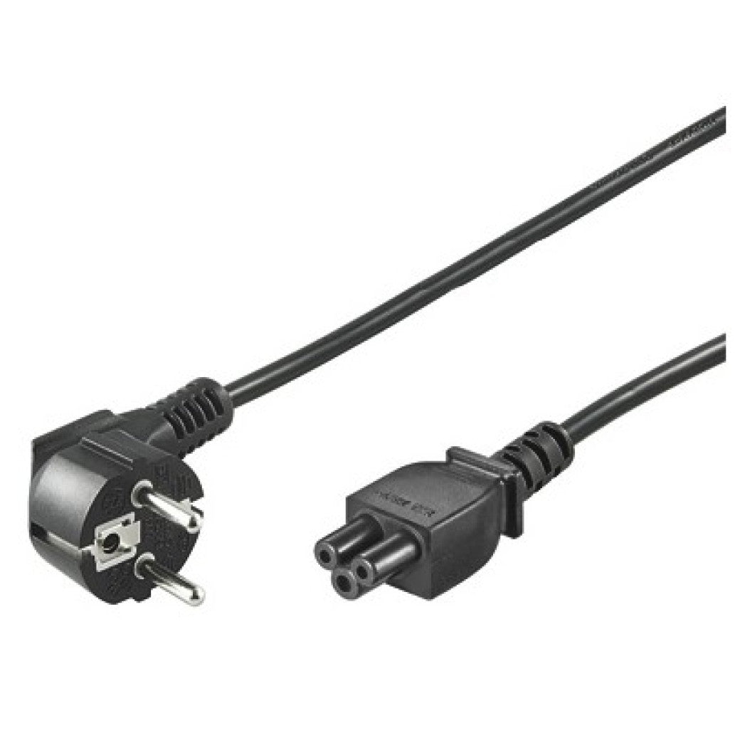 KABEL NAPAJALNI 230V Tripolar C5 1,80m Goobay črn (68004)
