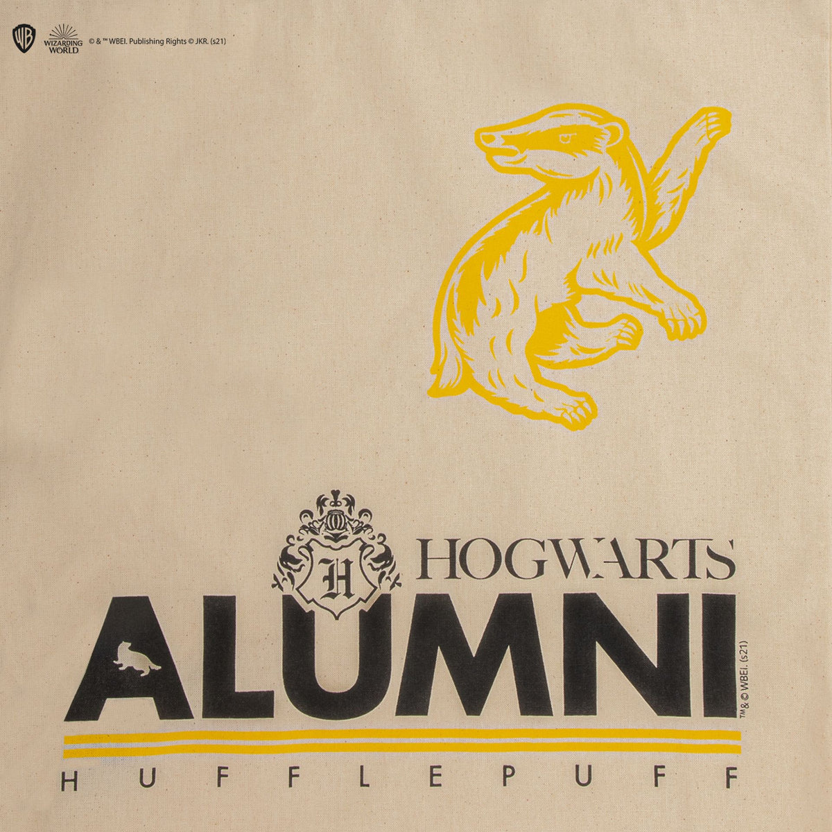 CINEREPLICAS: Harry Potter - Alumni Hufflepuff tote bag