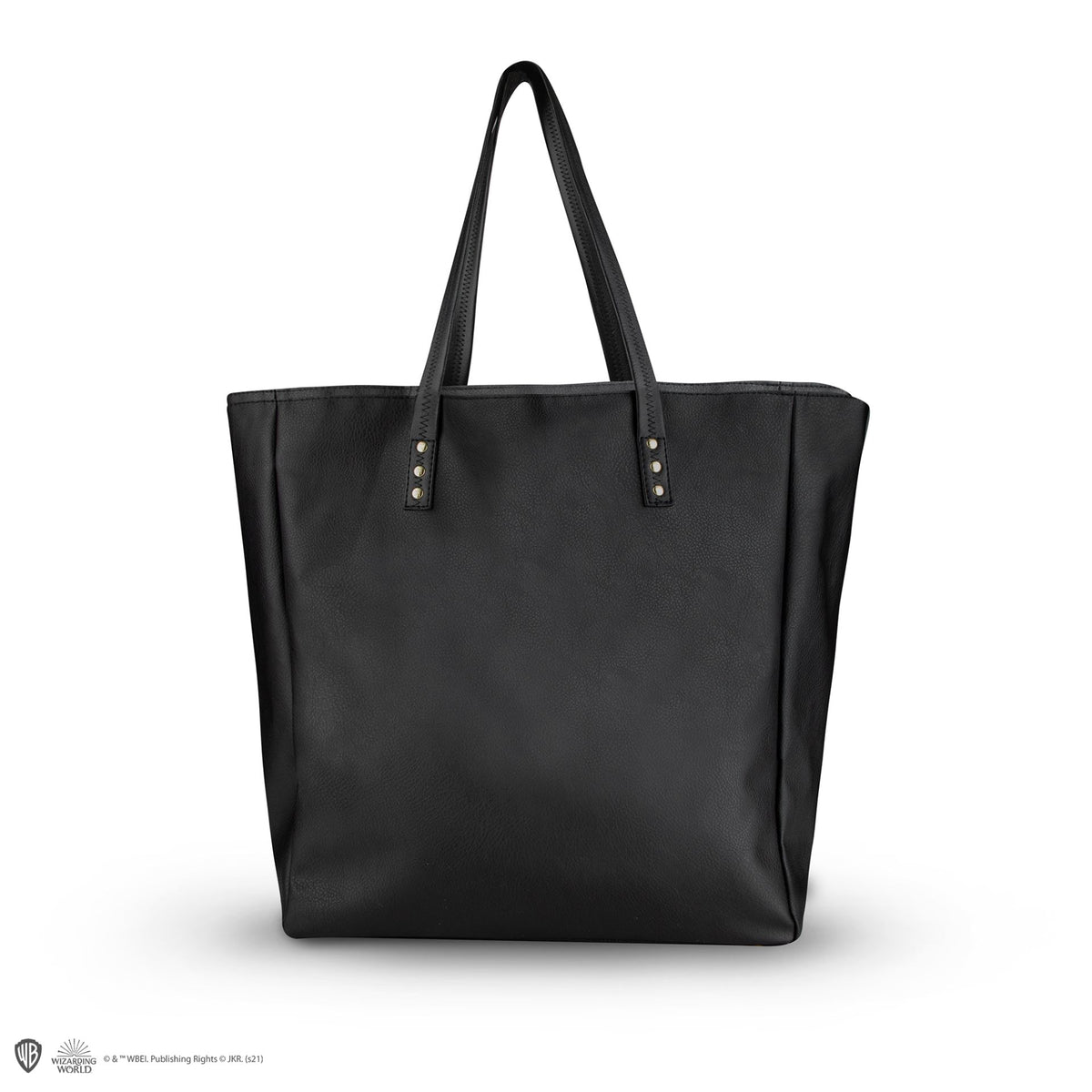 CINEREPLICAS: Harry Potter - Hogwarts Black PU Leather shopping bag