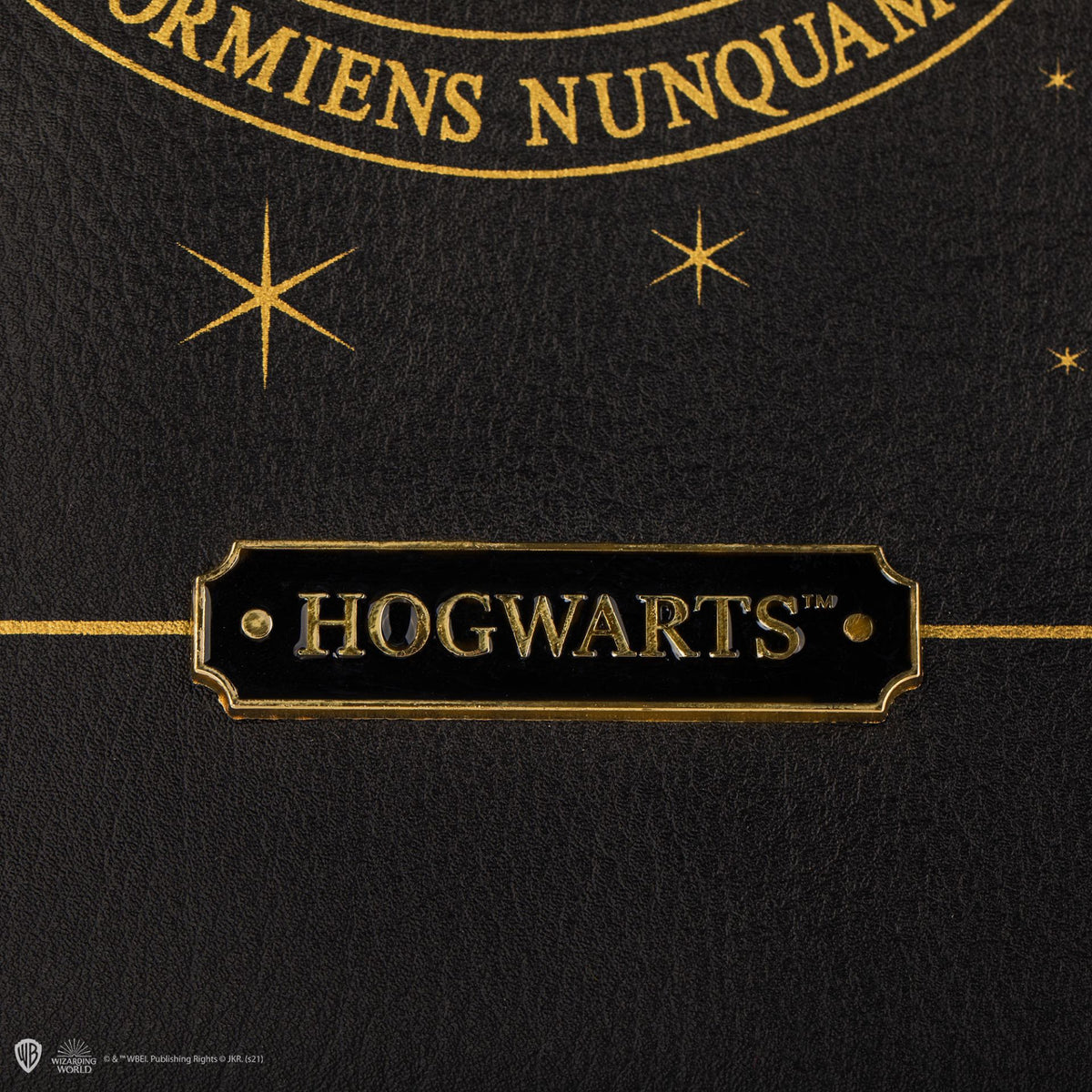 CINEREPLICAS: Harry Potter - Hogwarts Black PU Leather shopping bag