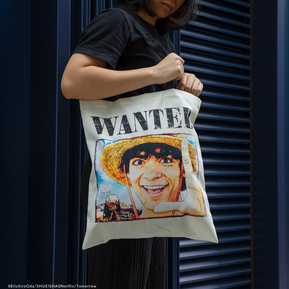 CINEREPLICAS: One Piece - Wanted Luffy tote bag