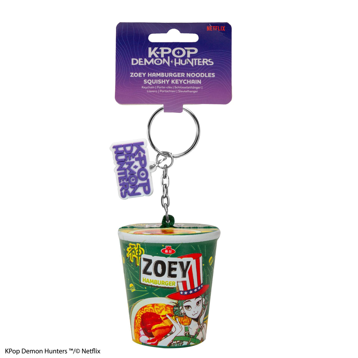 CINEREPLICAS: K-Pop Demon Hunters - Zoey Hamburger Noodles squishy obesek