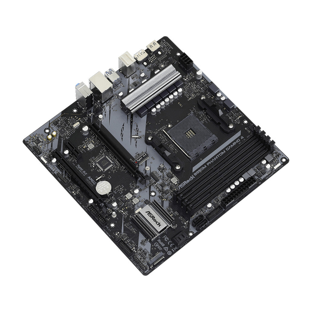 Osnovna plošča AM4 Asrock B550M Phantom Gaming 4 microATX 1xHDMI 1xDisplayPort