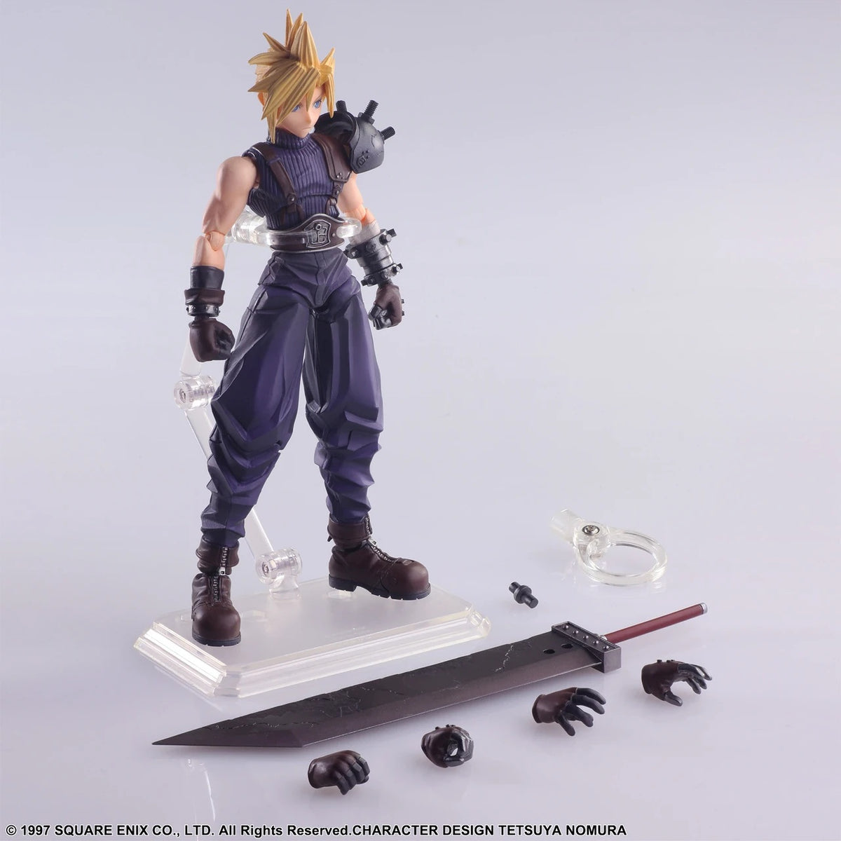 FINAL FANTASY VII BRING ARTS ACTION FIGURE - CLOUD STRIFE DIGITAL PLUS EDITION