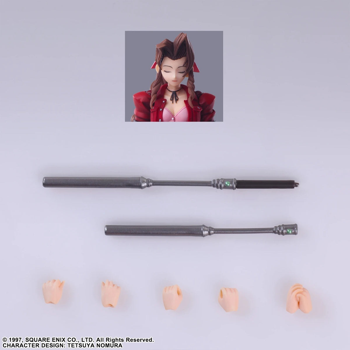 FINAL FANTASY VII BRING ARTS ACTION FIGURE AERITH GAINSBOROUGH DIGITAL PLUS EDITION
