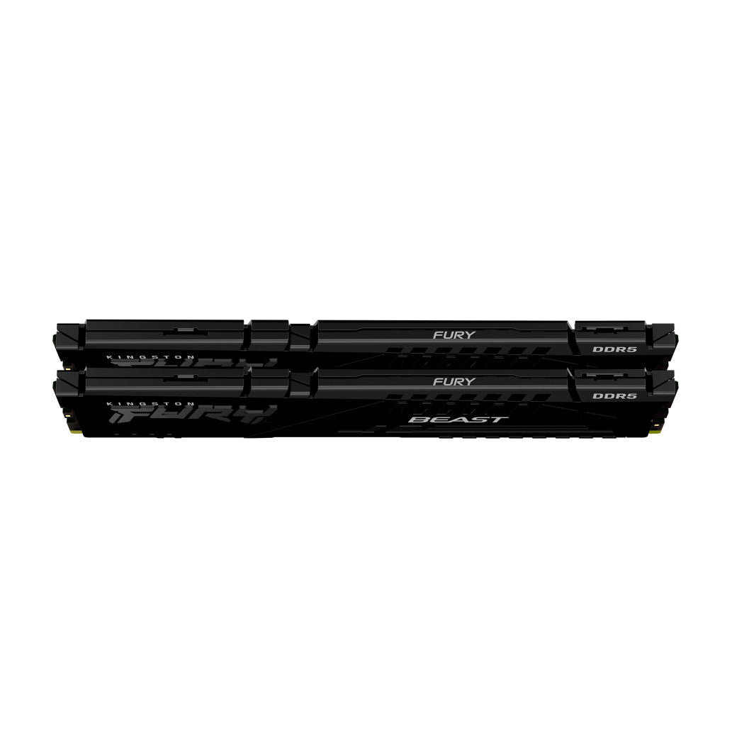 DDR5 64GB 5200MHz CL40 KIT (2x32GB) Kingston Fury Beast XMP3.0 1,25V Fury črna (KF552C40BBK2-64)