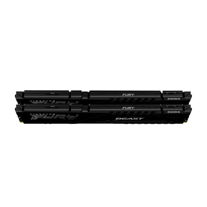 DDR5 64GB 5200MHz CL40 KIT (2x32GB) Kingston Fury Beast XMP3.0 1,25V Fury črna (KF552C40BBK2-64)