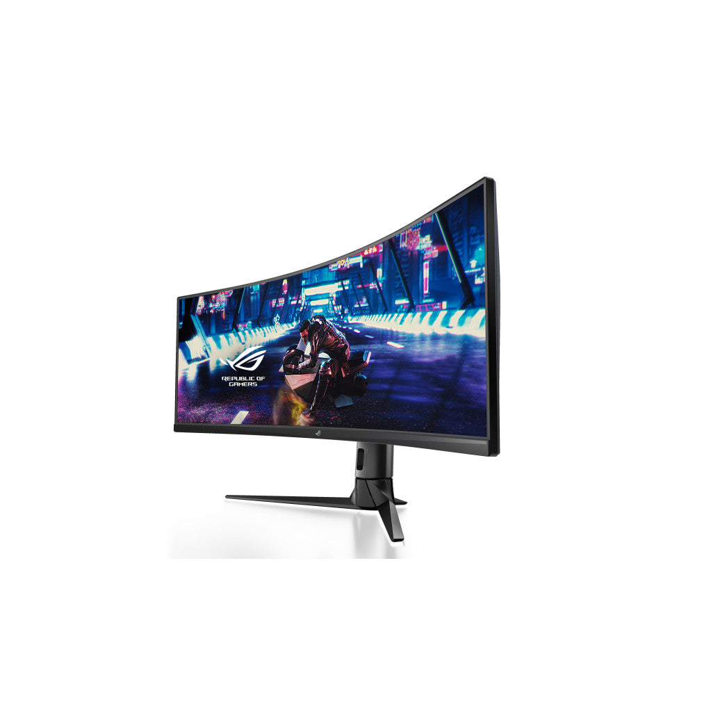 Monitor Asus 124,5 cm (49,0") XG49VQ 3840x1080 Curved Gaming 144Hz VA 4ms 2xHDMI DisplayPort 2xUSB3.2 HAS Zvočniki 2x5W  sRGB125% FreeSync Premium PRO BT HDR400 Strix