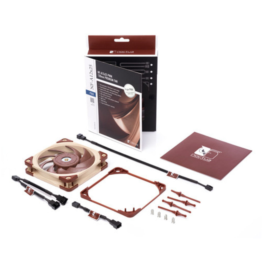 Ventilator Noctua NF-A12X25 PWM 12v 120x120x25mm rjava (NF-A12x25 PWM)