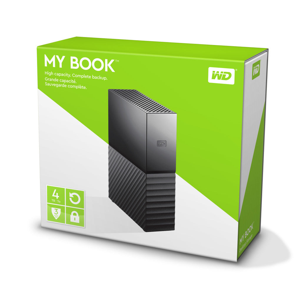 Prenosni disk 8,9cm (3,5") 4TB USB 3.0 WD My Book (WDBBGB0040HBK)