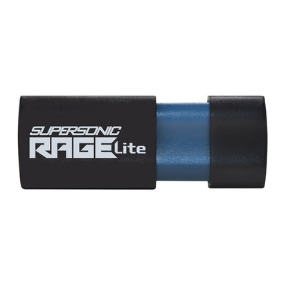 Spominski ključek 64GB USB 3.2 Patriot Supersonic Rage Lite 120MB/s - plastičen/izvlečni/črno-moder (PEF64GRLB32U)