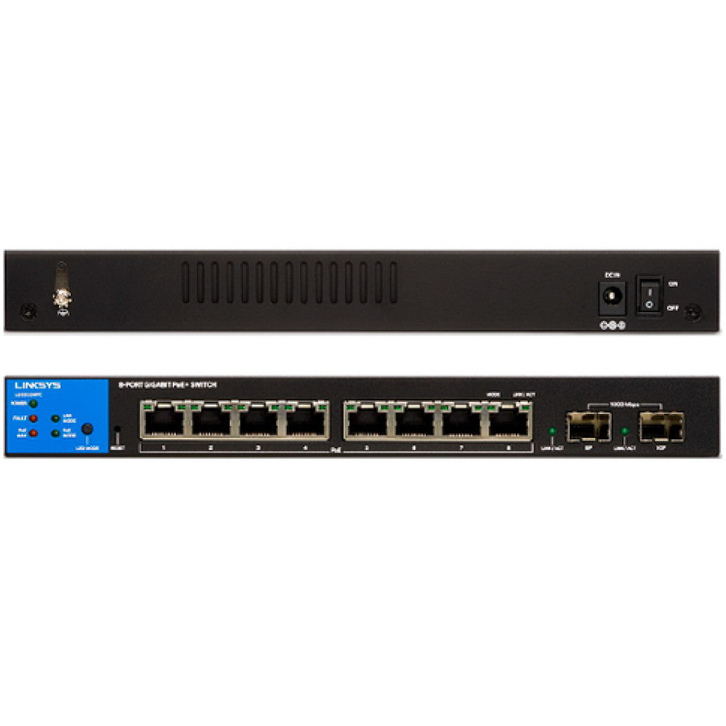 STIKALO 8-PORT 2xSFP Linksys 100/1000 Managed (LGS310C-EU)