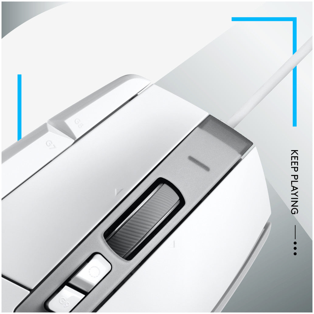 Gaming miška Žična Logitech G502 X , bela (910-006146)