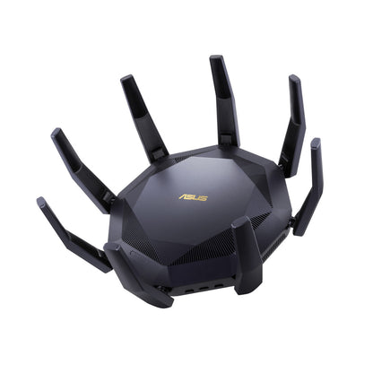 Usmerjevalnik brezžični Asus RT-AX89X WiFi6 802.11ax AX6000 4804Mbit/s MU-MIMO OFDMA MESH dualband 3G/4G USB dongle 8xLAN 1xLAN/WAN10GB 1xSFP+ (90IG04J1-BM3010)