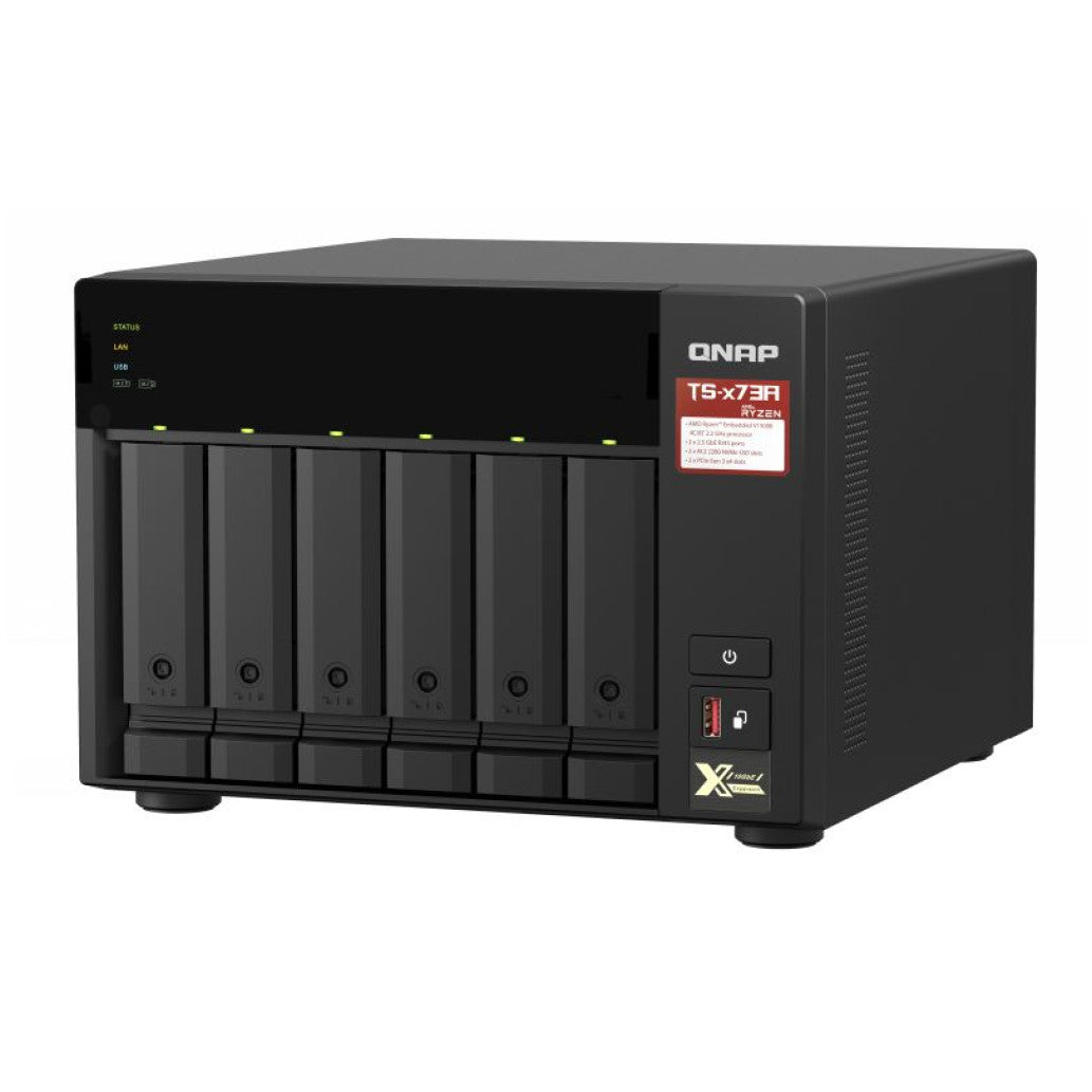 NAS ohišje QNAP TS-673A-8G za 6 diskov  8GB ram  2x2,5Gb mreža