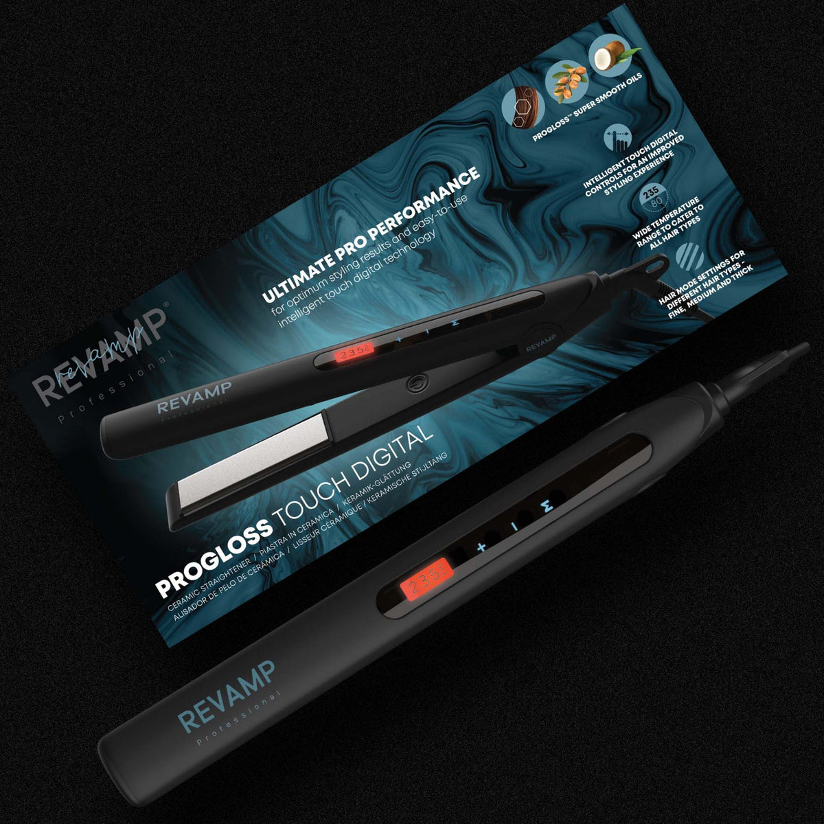 REVAMP PROGLOSS TOUCH DIGITAL CERAMIC ST-1500 LIKALNIK ZA LASE