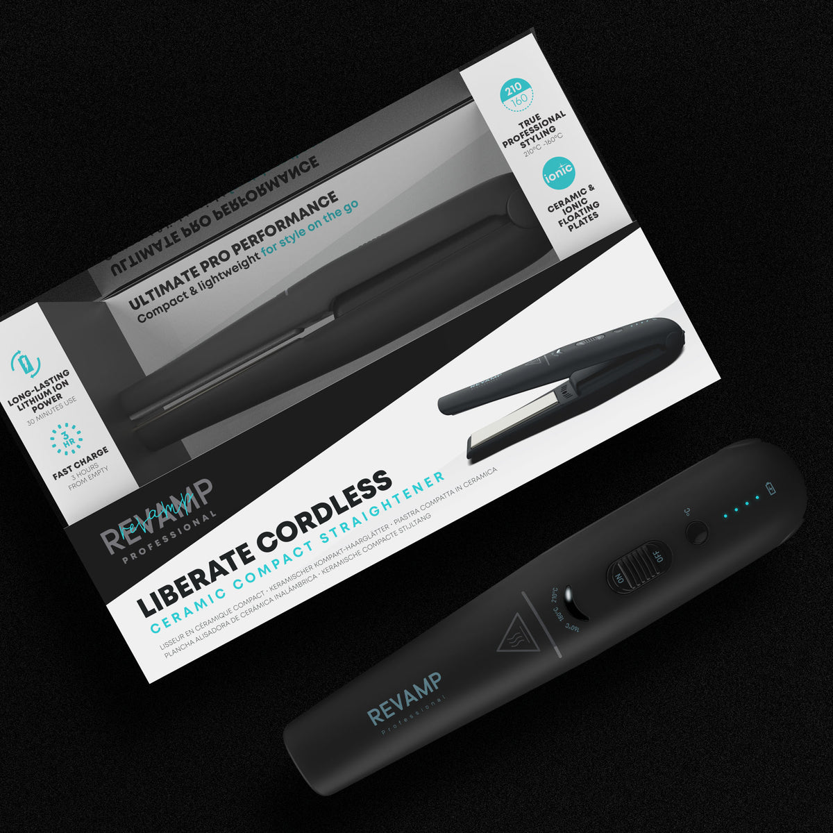 REVAMP PROGLOSS LIBERATE CORDLESS COMPACT ST-1700 BREZŽIČNI LIKALNIK ZA LASE