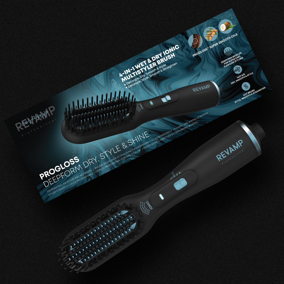 REVAMP DEEPFORM STRAIGHT & STYLE BR-2500 OBLIKOVALNIK Z VROČIM ZRAKOM