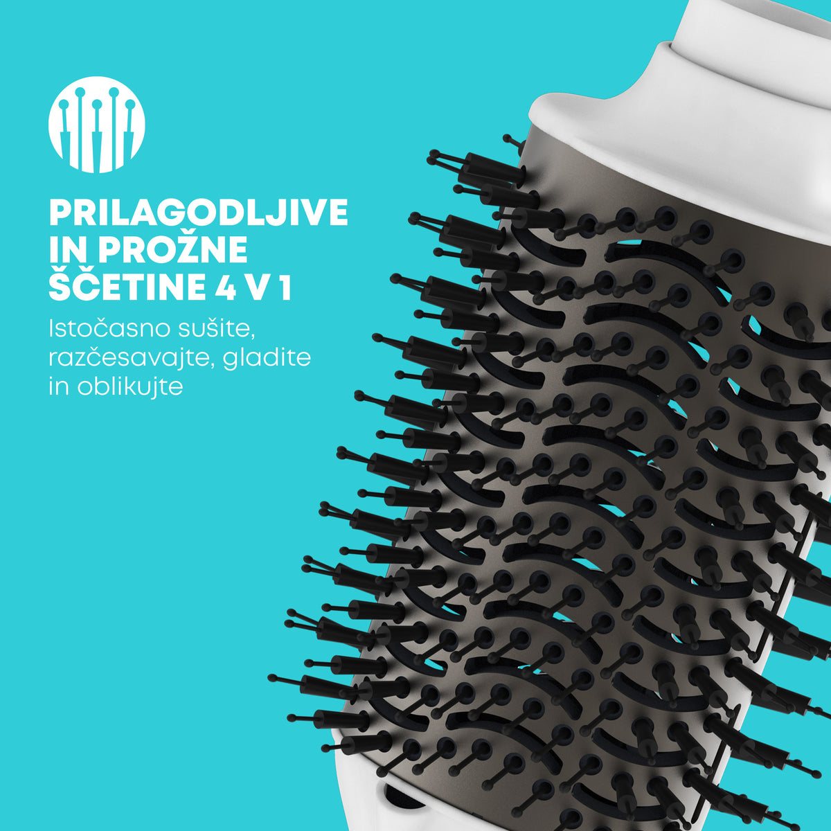 REVAMP PROGLOSS  PERFECT BLOW DRY AIRSTYLER DR-1850 KRTAČA ZA SUŠENJE LAS