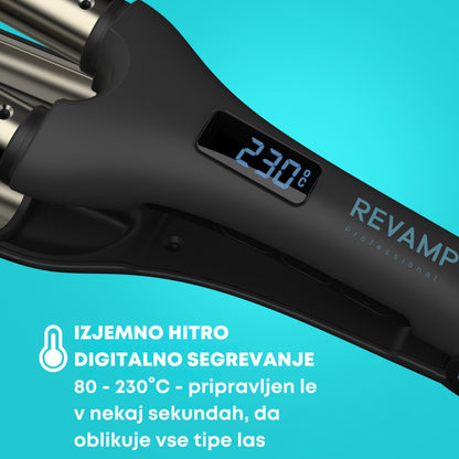 REVAMP PROGLOSS WAVE DEFINE STYLER PROFESSIONAL WV-1750 KODRALNIK ZA LASE