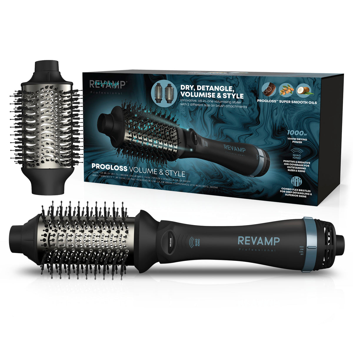 REVAMP PROGLOSS VOLUME & STYLE HOT BRUSH STYLER DR-2500 KRTAČA ZA SUŠENJE LAS
