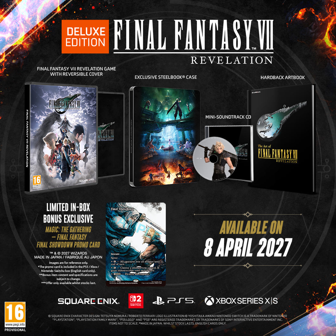 FINAL FANTASY VII REVELATION - Deluxe Edition (Includes Exclusive Magic: The Gathering—FINAL FANTASY Promo Card) (Playstation 5)