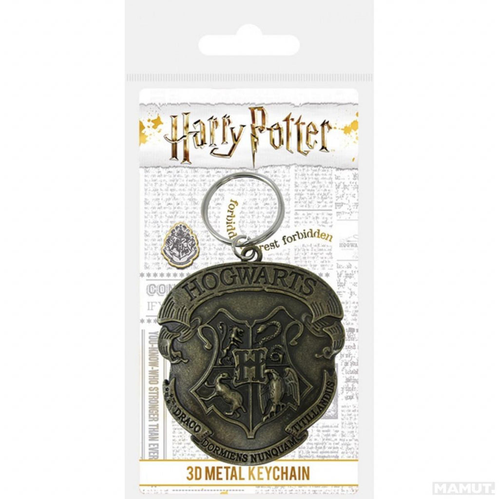 PYRAMID Harry Potter Hogwarts crest metal obesek
