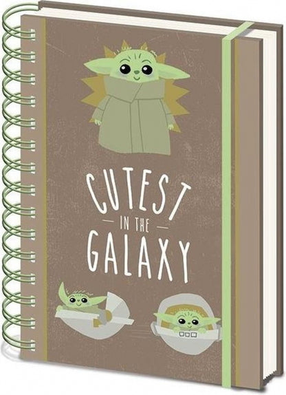 Pyramid STAR WARS: THE MANDALORIAN (CUTEST IN THE GALAXY) A5 beležka