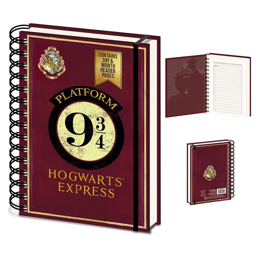PYRAMID HARRY POTTER (PLATFORM 9 3/4) A5 WIRO NOTEBOOK BELEŽNICA