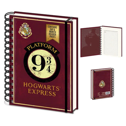 PYRAMID HARRY POTTER (PLATFORM 9 3/4) A5 WIRO NOTEBOOK BELEŽNICA
