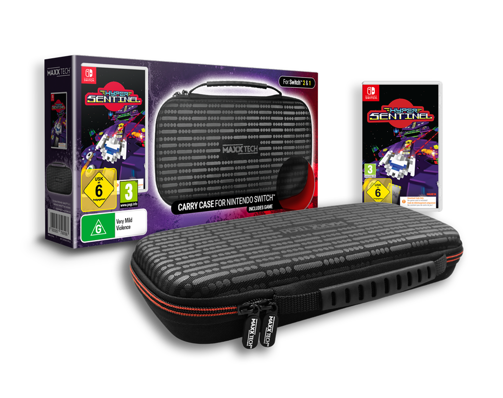 MAXX TECH CARRY CASE & HYPER SENTINEL BUNDLE SWITCH 2&1 (CIAB)