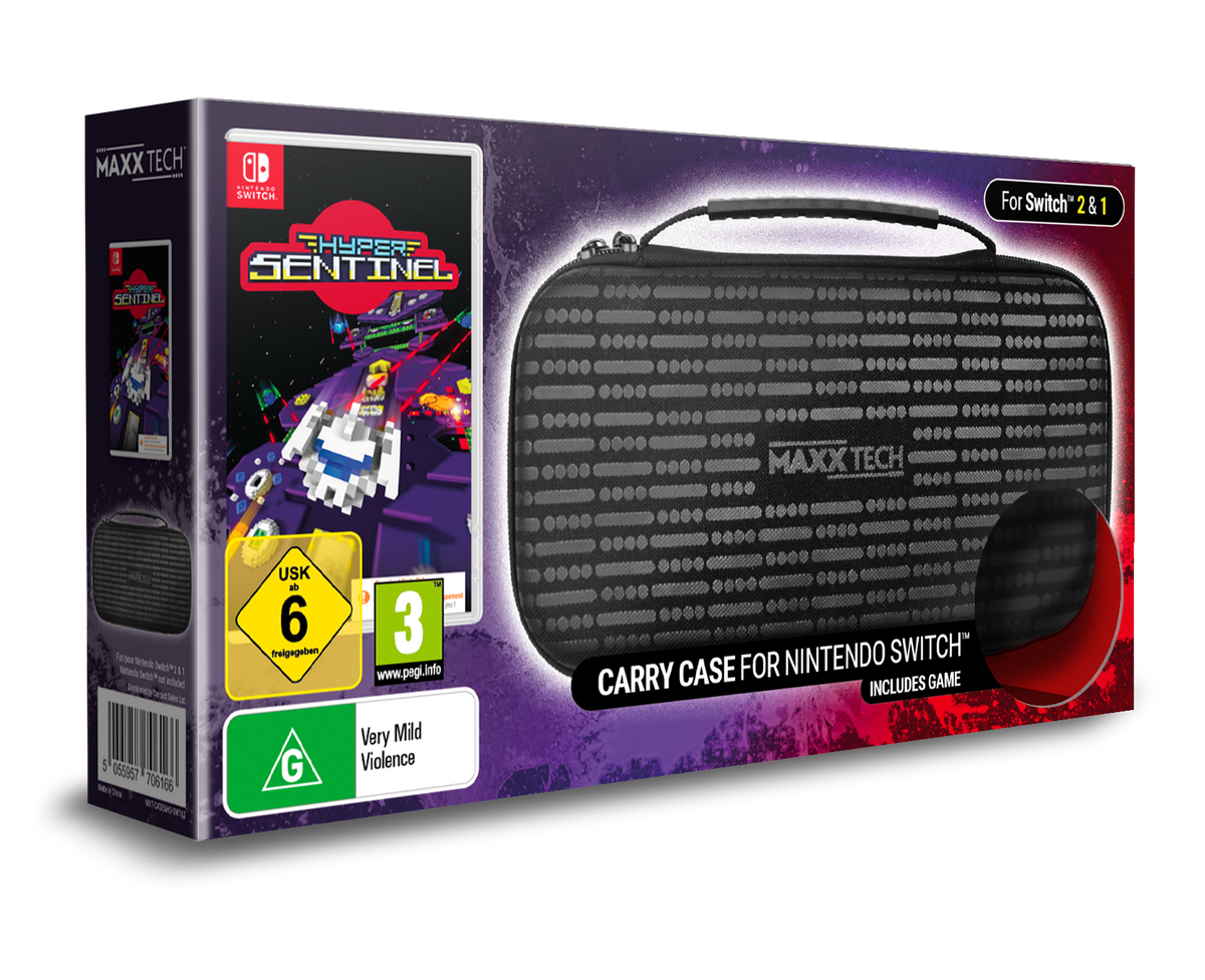 MAXX TECH CARRY CASE & HYPER SENTINEL BUNDLE SWITCH 2&1 (CIAB)