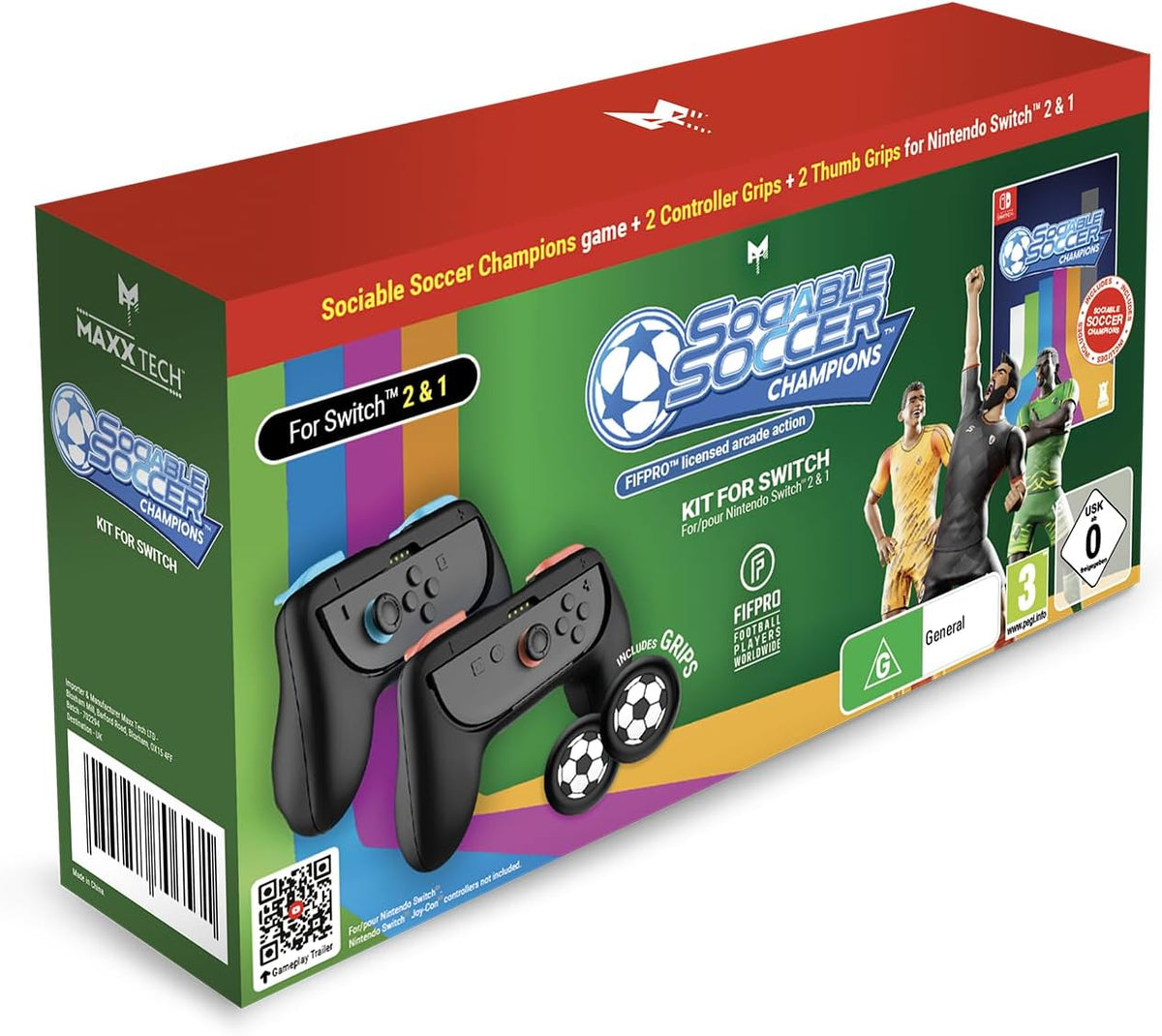 MAXX TECH SOCIABLE SOCCER CHAMPIONS KIT za SWITCH 2&1 (CIAB)