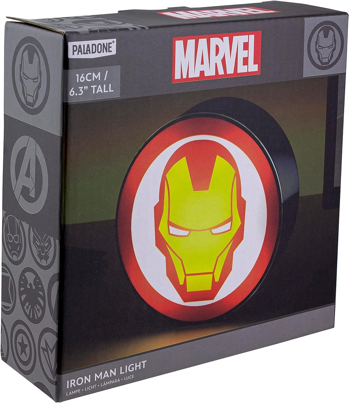 PALADONE Marvel Iron Man box namizna svetilka