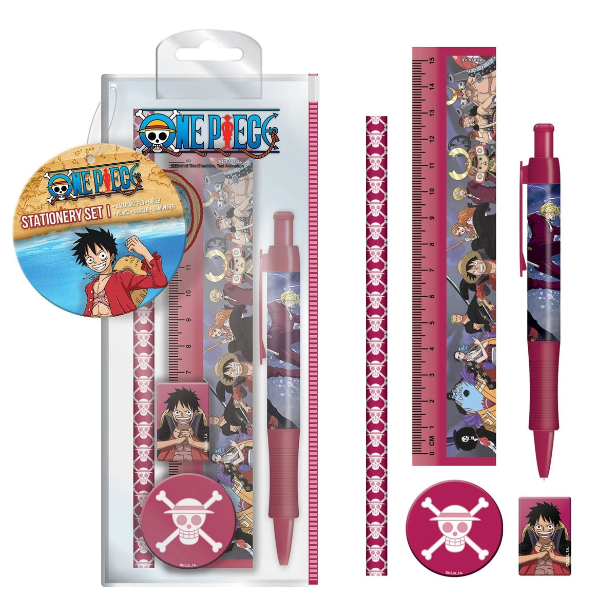 PYRAMID ONE PIECE WANO pisarniški set