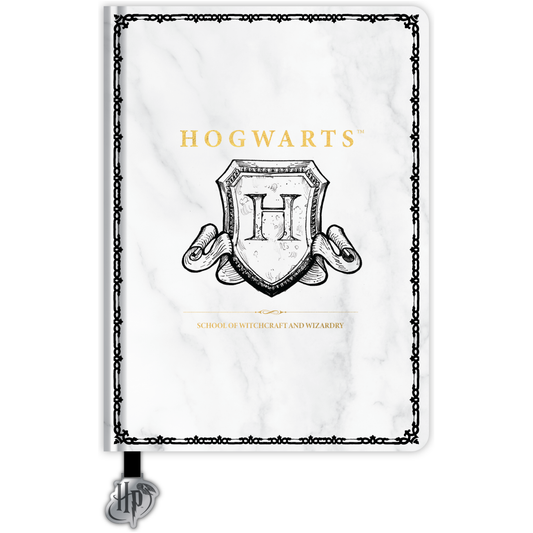 BLUE SKY: Harry Potter - Hogwarts shield A5 chunky zvezek (FSC)