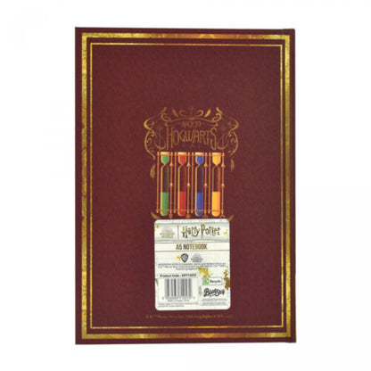 BLUE SKY: Harry Potter - Red colourful crest A5 zvezek s trdimi platnicami
