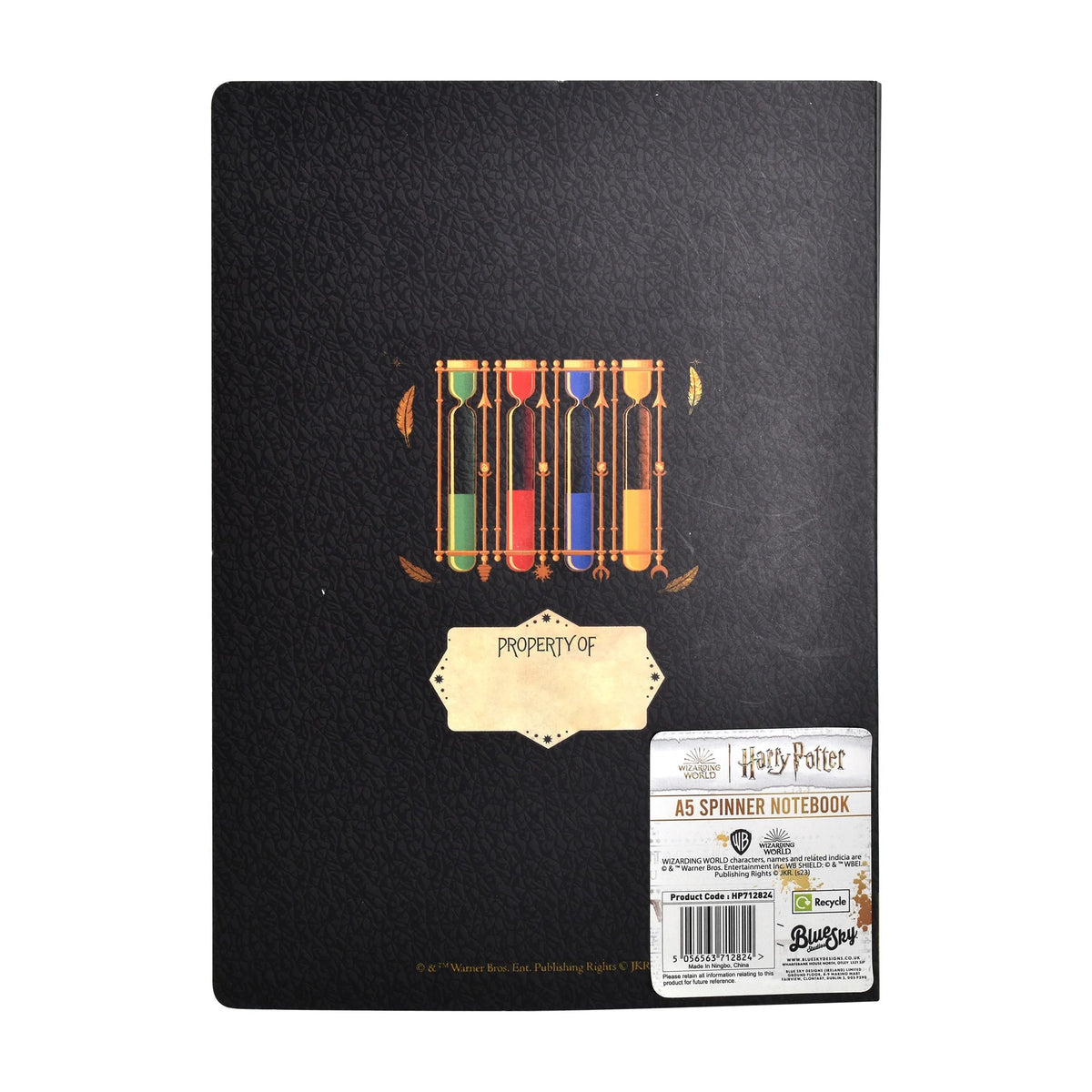 BLUE SKY: Harry Potter - Colourful crest vrtljivi zvezek