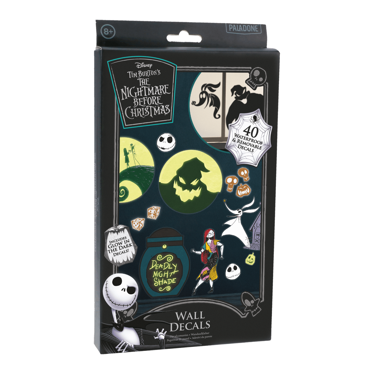 PALADONE Nightmare Before Christmas stenske nalepke