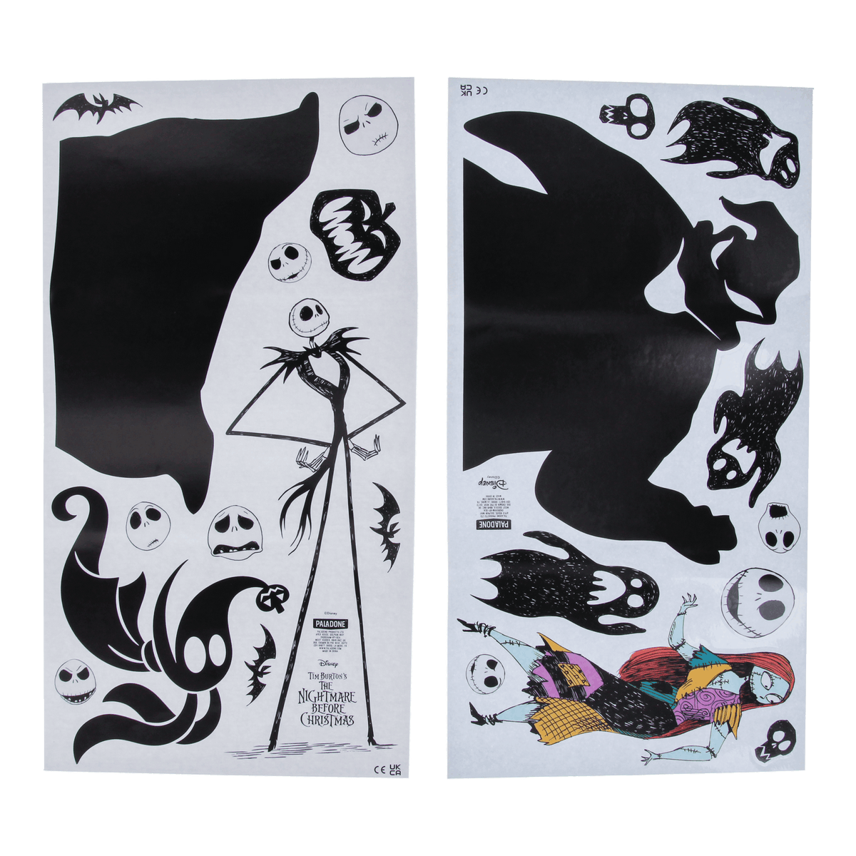 PALADONE Nightmare Before Christmas stenske nalepke