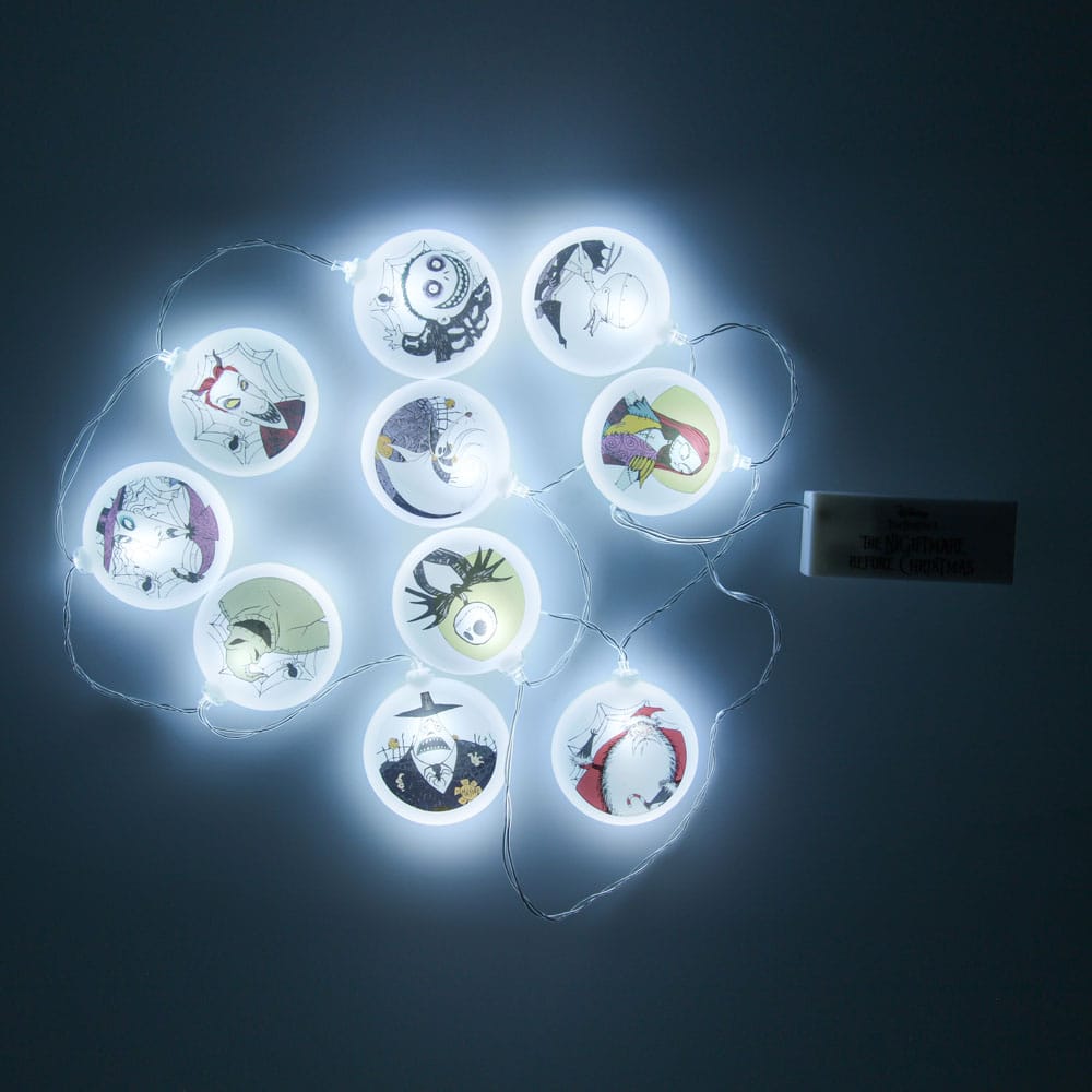 PALADONE Nightmare Before Christmas String Lights With Sticker dekorativne lučke