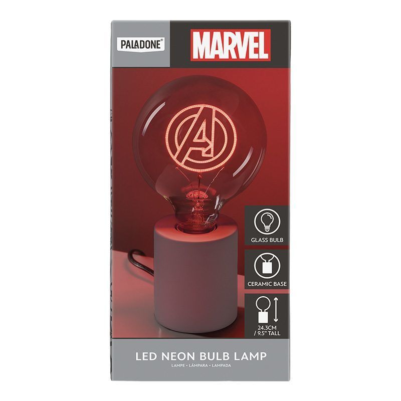 PALADONE Marvel Avengers LED neon bulb namizna svetilka