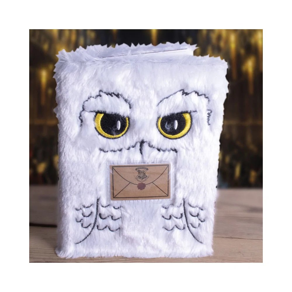 BLUE SKY: Harry Potter - A5 plišast Hedwig zvezek