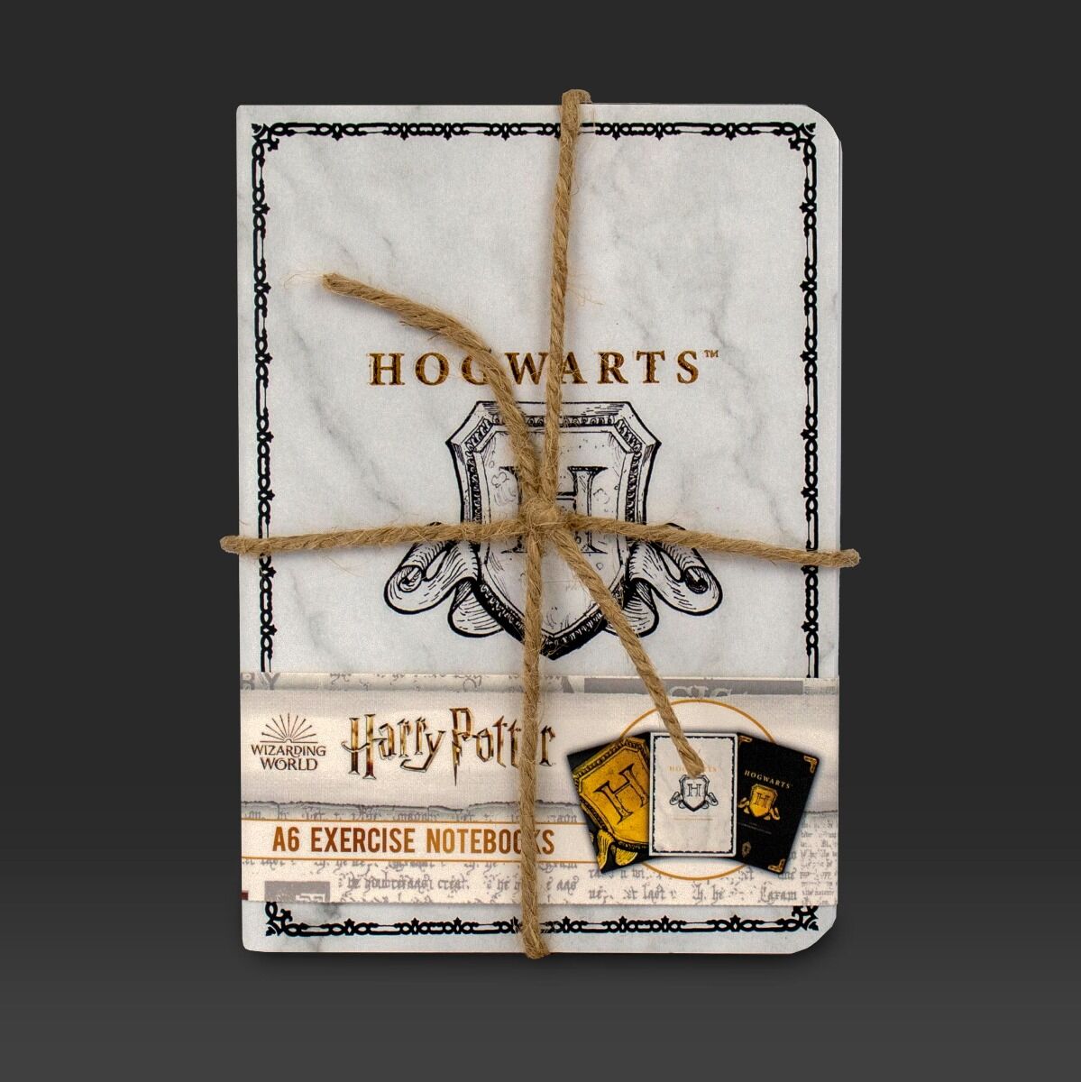 BLUE SKY: Harry Potter - Hogwarts shield A6 zvezki 3 kosi
