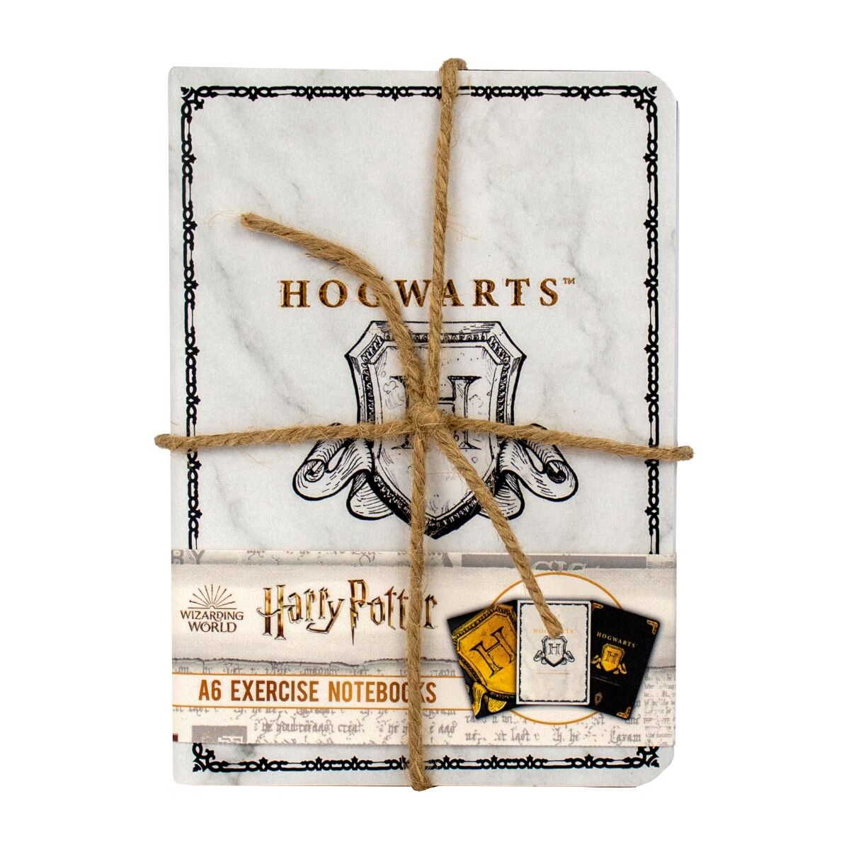 BLUE SKY: Harry Potter - Hogwarts shield A6 zvezki 3 kosi